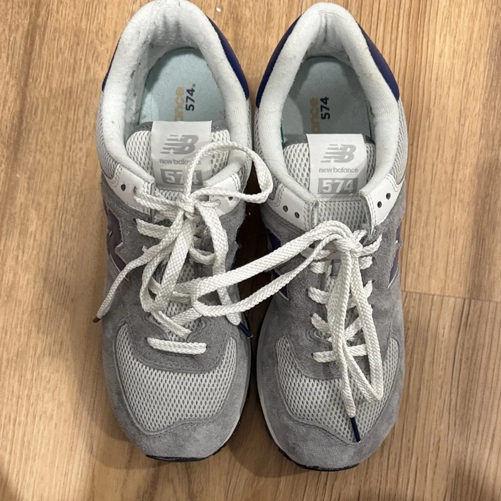 New Balance Men's Gray Sneakers 574 - Picture 5 of 5